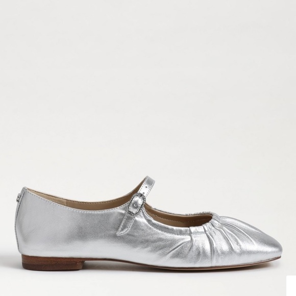 Sam Edelman MICAH MARY JANE FLAT SILVER - Picture 2 of 13